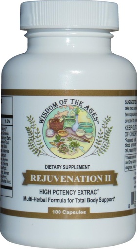 [BRSWKEAAAECBOHTC] REJUVENATION II Multi-Herbal Supplement for Total Body Support! 100 Capsules