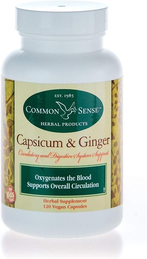 [BRSWGAA7OYAWCEI3] Capsicum/Ginger (120): Circulatory and Digestive System Support