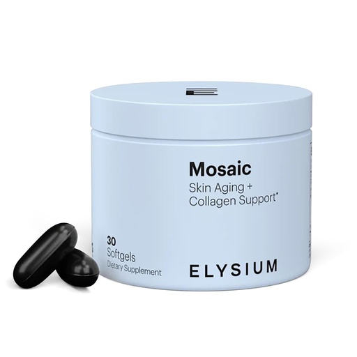 [BRSROGICAEIBUAA6] ELYSIUM Mosaic - Hyaluronic Acid Supplement - Clinically Proven - Fights Fine Lines & Skin Aging - Collagen Supplement - 30-Day Supply (Vegan Softgels)