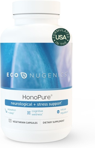 [BRSWIZYMCAIWAA3K] EcoNugenics – HonoPure – 120 Capsules | Professionally Formulated with 98% Pure Honokiol | Supports Cellular, Neurological & Cognitive Health | Safe, Effective & Highly Regarded Antioxidant