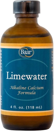 [BRSWIYYNBUEBKCDO] Baar Lime Water, Alkaline Calcium Formula, Concentrate, 4 oz