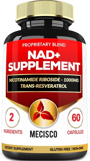 [BRSRAGT5CUCB6CT3] 2in1 Supplement with Nicotinamide Riboside & Resveratrol - 60 Capsules for 30 Days