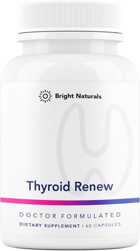 [BRSRAZT6CJ7WMDL7] Thyroid Renew Supplement - Women’s Thyroid Support for Focus and Energy with Zinc Selenium Copper and Thyroid Superfoods - Made in The USA, 60 Capsules
