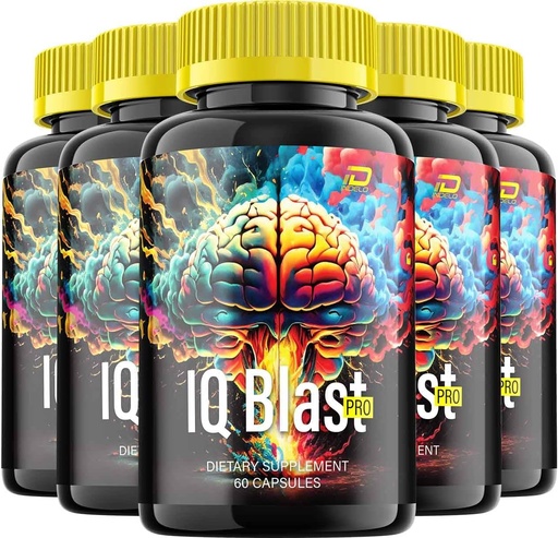 [BRSRAAA6A4IR4DTJ] IQ Blast Pro Beyin Tamam Kapsülleri - IQBlast Pro All-Doğal Maksimum Güç Formülü Gelişmiş Hafıza ve Oda Pilleri için, IQPro Blast Desteği ve Yorumlar (5 Pack – 300 Capsules)