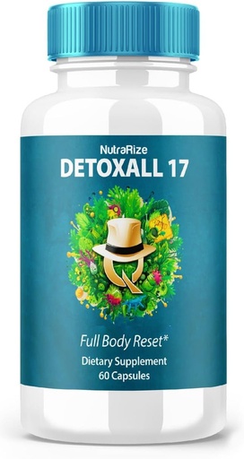 [BRSROBTRA4IGKCDK] DetoxAll 17 - DetoxAll 17 Full Body Reset, DetoxAll17 Dietary Supplement for Overall Health and Wellness, Maximum Strength All-Natural Pills to Boost Energy, Detox All 17 Reviews (60 Capsules)