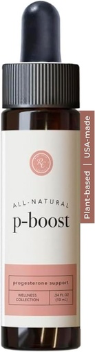 [BRSWYGQ2BZ6BMA3A] Rowe Casa Organics P-Boost Drops, Bioidentical Progesterone Supplements with Essential Oils, Pre-Seed Fertility Drops & Natural Hormone Balance for Women, .34 Fl Oz