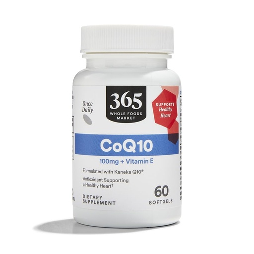 [BRSWGZQCBF7R4CDV] 365 by Whole Foods Market, CoQ10 100mg, 60 Count