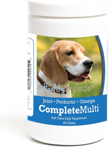 [BRSWGEICBAMGOFDZ] Healthy Breeds Beagle All in One Multivitamin Soft Chew 90 Count