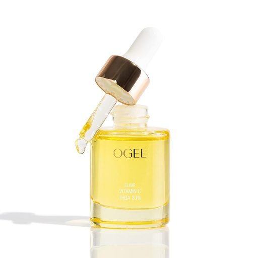 [BRSROZD7BEPAG2Y3] Ogee Vitamin C THDA 20% Elixir - Certified Organic Vitamin C Face Serum - Brightening Vitamin C Serum for Face