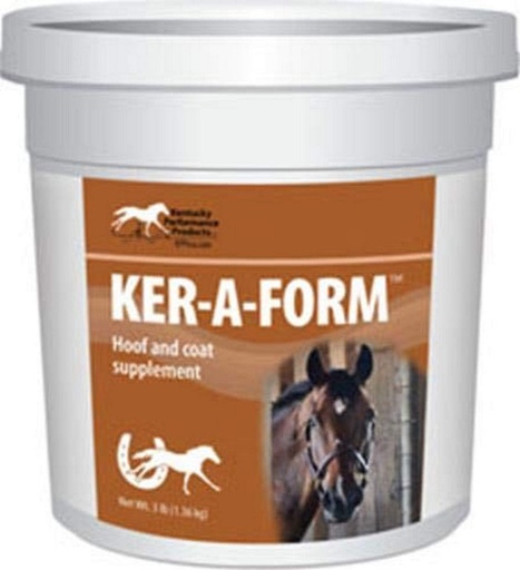 [BRSWIYYKAAIG2HQ3] 044045 Ker-A Form Coat & Hoof Supplement for Horses, 3 lb