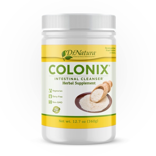 [BRSWIYLZDECAADLO] DrNatura Colonix Intestinal Cleanser, All-Natural Daily Fiber, Colon Detox and Cleanse, Supports Healthy Colon, Intestines, Gut, 30 Day Serving, 12.7 Oz.