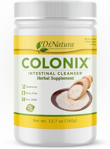 [BRSWIYLZDECAADLO] DrNatura Colonix Nettoyant intestinal, Fibre quotidienne tout-naturelle, Détox de Colon et Cleanse, soutient Colon en santé, Intestines, Gut, service de 30 jours, 12,7 Oz.