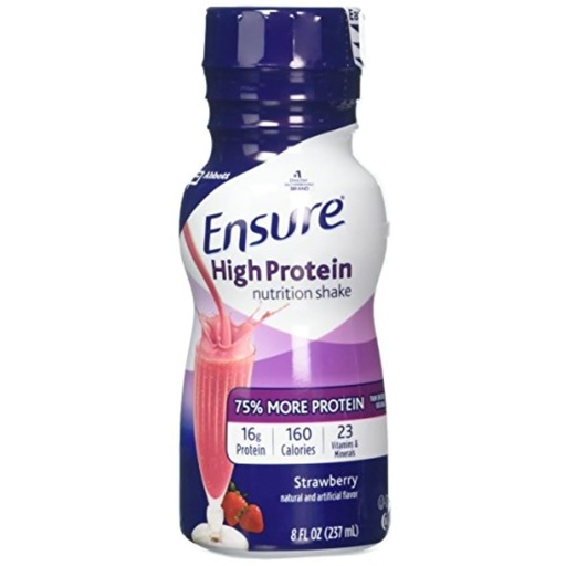 [BRSWKHY2AICA4F3B] Ensure High Protein Nutrition Shake, Strawberry, 6 Count