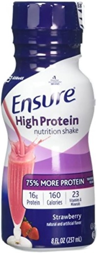 [BRSWKHY2AICA4F3B] Ensure High Protein Nutrition Shake, Strawberry, 6 Count