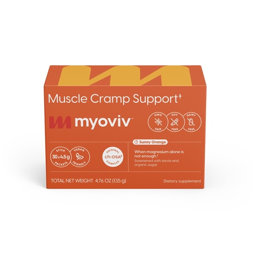 [BRSRA2TROUFWE3I2] Powerful Muscle Cramp Relief - 30 Packets, Sunny Orange Flavor - Muscle Cramp Support - Pregnancy & Lactation Safe