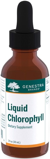 [BRSWIZADAR7BM2QV] Genestra Brands Liquid Chlorophyll | 25 mg Chlorophyll Formulation per Drop | 1 fl. oz.