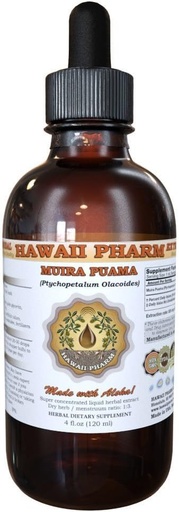[BRSWIGLRAUGWMCI7] HawaiiPharm Muira Puama (Ptychopetalum Olacoides) Liquid Extract 4 oz