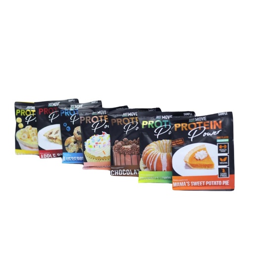 [BRSRO23RAEDQKG33] Just Move Protein Sample Pack Bundle - 7 Flavors
