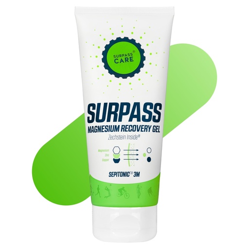 [BRSW2GACAQFGOETH] Surpass Magnesium Recovery Gel 6.76 oz | Zechstein Magnesium Boosted by Sepitonic 3M | Cooling Comfort, Muscle Recovery & Relaxation | Post-Activity Regeneration | Menthol Cooling Effect