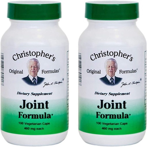 [BRSWGHD5O4IAID32] Christopher's Original Formulas Joint Formula – 100 Vegetarian Capsules – Synergistic Herbal Blend for Joint Support – Made in The USA - Pack of 2