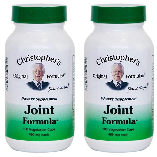 [BRSWGHD5O4IAID32] Christopher's Original Formulas Joint Formula – 100 Vegetarian Capsules – Synergistic Herbal Blend for Joint Support – Made in the USA - Pack of 2