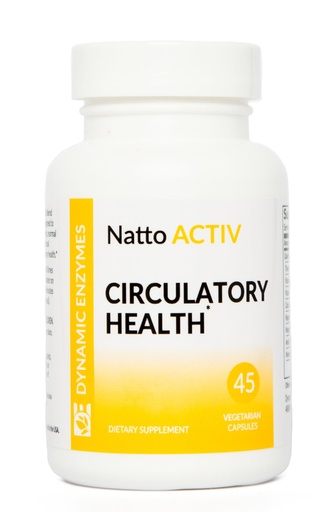 [BRSWKFT2CADAG3Q7] Natto ACTIV Systemic Enzymes – Nattokinase with Serrapeptase & Bromelain – Supports Cardiovascular & Circulatory Wellness – Designed for Use Between Meals – 45 Capsules
