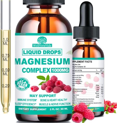 [BRSROCA3AAHRE2TD] Cortisol Detox for Women & Men w. Super Calm 16-in-1 Magnesium, Theanine, Ashwagandha, St Johns Wort, Lemon Balm, Cortisol Wellness Liquid Drops for Balanced Cortisol, Harmone Balanced & Relaxation