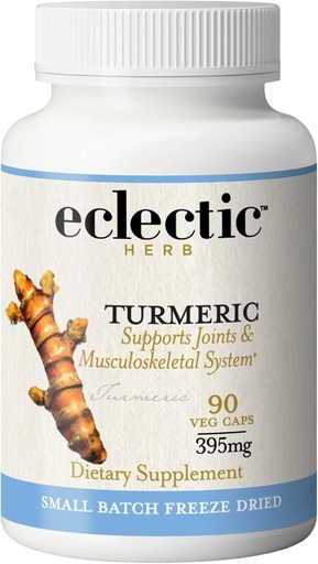 [BRSWI237BZ4RCDT2] ECLECTIONTE Raw Street-Dried Turmeric 美国植物学家,非GMO,Gluten Free → 90 CT(395毫克)