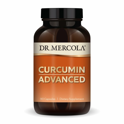 [BRSWKGIQBEPBMET6] Dr. Mercola Curcumin Advanced - 500 mg Curcumin Root Extract - 95% Curcuminoids - For Vision Health, Digestion & Focus - Sustained Release - Non-GMO, Gluten-Free & Soy-Free - 90 Servings (90 Capsules)