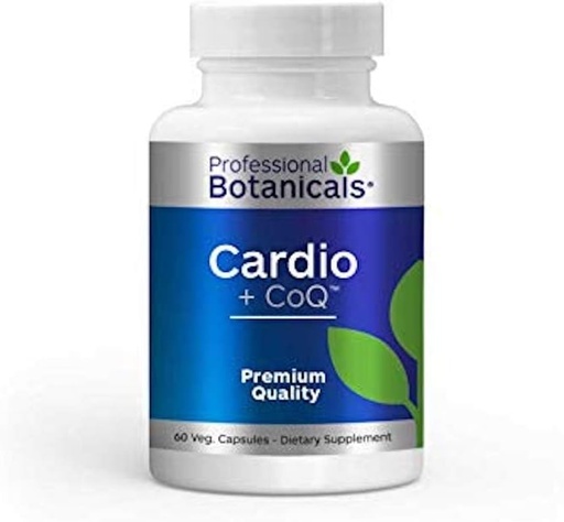 [BRSWIZ3YOEABCGTE] Professional Botanicals Cardio-CoQ CoQ10 - Vegan Formulated Cozyme Q10 met Hawthorne Berry Valerian Root en Cayenne Pepper - 60 vegetarische capsules