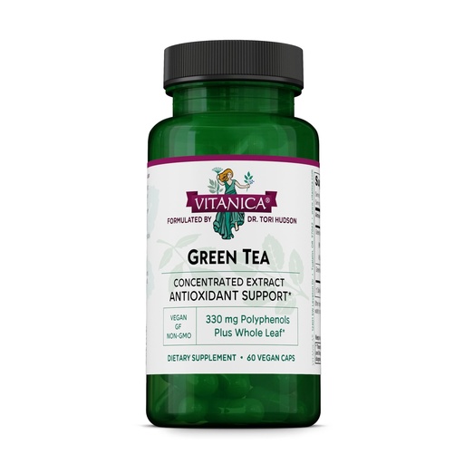 [BRSWIYQPB55WMDYZ] Vitanica Green Tea - 330 mg of Green Tea Polyphenols - Antioxidant Supplement for Immune Health Support - Vegan Supplement for Breast Health - Consumer Line - 60 Vegan Caps