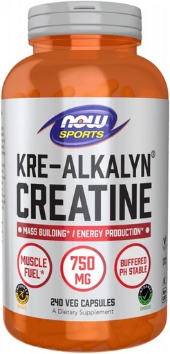[BRSWIGT5BN5WGGT4] Now Foods Kre-Alkalyn® Creatine - 240 Capsules