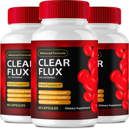 [BRSRAA3QBYIG2C3X] Clear Flux papildinājums, Super Boost Clear Flux papildinājums, Clear Flux Tabletes, Oficiālā formula, Premium atbalsts, lai saglabātu stabilu līmeni un veselīgu cirkulāciju, Clear Flux veselības atsauksmes (3 Pack)