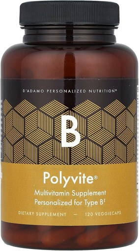 [BRSWIZQFO4PAK332] D'Adamo Personalitzat Nutrition - Polyvite B 120 vles