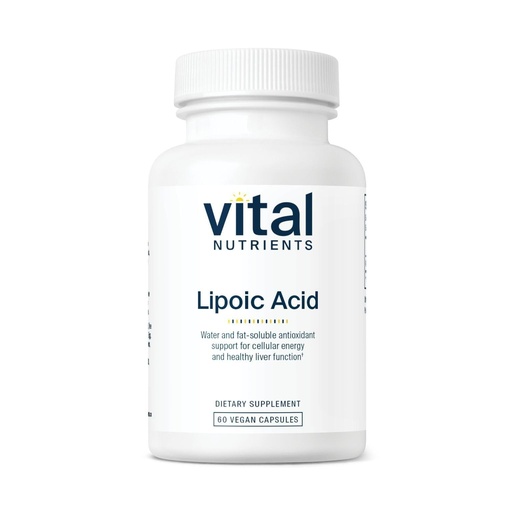 [BRSWIYQFBUNRYFT6] Vital Nutrients Lipoic Acid - 300mg Alpha-Lipoic Acid Antioxidant - ALA Supplement for Healthy Metabolism and Energy - Gluten, Dairy, Soy Free - Non-GMO - 60 Capsules
