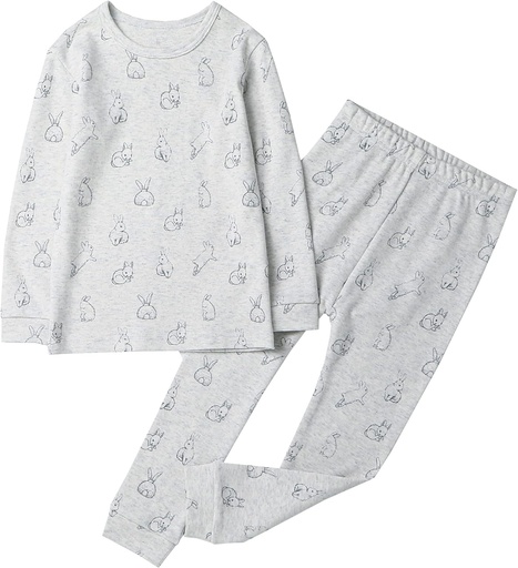 [BRSRMCQ2OJYA4CIV] Owlivia 100% ekologisk bomull Baby Långärma Pajama Sets, Toddler Boy Girl 2-Piece Sleepwear