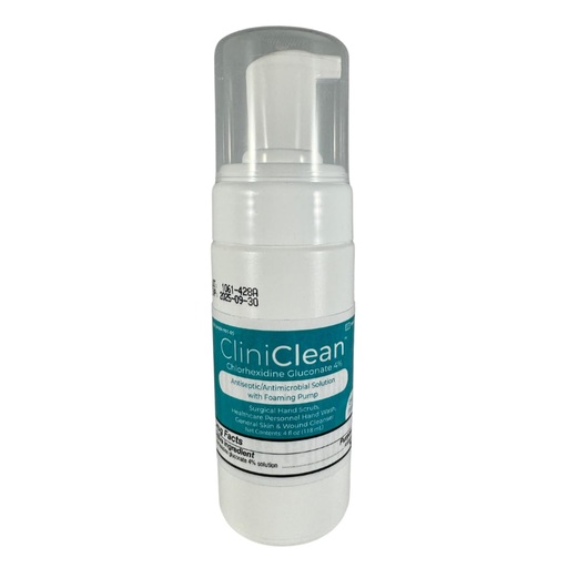 [BRSROFT3CJYRACD2] Solución versátil, antiséptica que contiene clorhexidina Gluconato 4% (CHG), sin olor, sin tinte, prepa del paciente, lavado de mano personal, escrúpulo de mano (4oz. Foam-Pump) (1 botella)