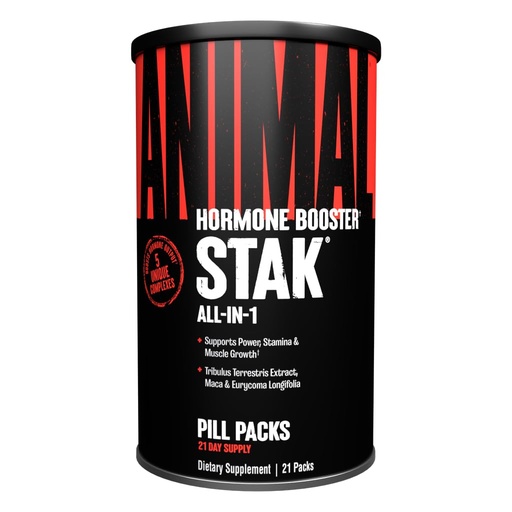 [BRSWIYQOBQIWIE3E] Animal Stak – Complete Natural Hormone Booster Supplement with Tribulus – Natural Testosterone Booster for Athletes – Contains Estrogen Blockers – 1 Month Cycle