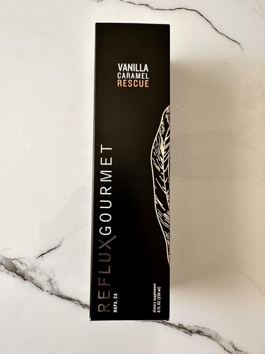 [BRSWYZATDIMQGCDG] REFLUX GOURMET Vanilla Caramel Rescue – Alginate Complex – Digestive Support Formula, Made with Natural Ingredients – 8 Fl. Oz