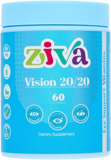 [BRSRAZTROAGRGDTP] ZIVA Vision 20/20 (60 Gummies)