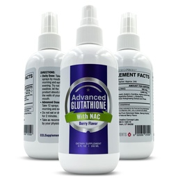 Liquid Liposomal Glutathione Spray - Maximum Absorption Glutathione Supplement with NAC, Ashwagandha, Glutamine, Ascorbic Acid - Sublingual Easy Use - Immune & Detox Support - 8oz