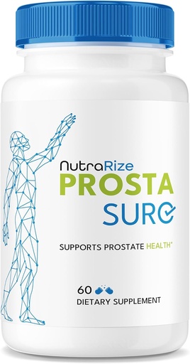 [BRSRAHYPCIHAOF3P] NutraRize Prostasure Capsules - Official Prosta Sure Pills for Prostate Heath, All Natural Support Formula for More Control & Overall Well-Being, Pastillas Review (60 Capsules)