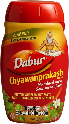 [BRSROY3YDF6BSDT4] Dabur Chyawanprash, 900 gms – Hợp nhất Ayurvedic với Amla & 40 Herbs để of Boost Immunity, Eminate, Reitalize & tiềm thức cơ thể bạn — cho trẻ em 6 năm và trên, gói 3