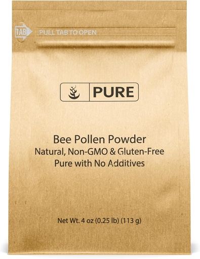[BRSWGCT5DFYRGCDG] INGREDIENTE ORIGINALE BEE Polen, 4 oz, Fără Fillere, Supliment pur nediluat
