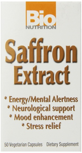 [BRSWIZIRO4MQGFTG] Bio Nutrition Standardized Saffron Vegi-Caps, 50 Count