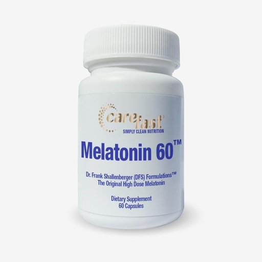 [BRSROCA2BF6WKAAZ] Pure Melatonin 60mg | 60 Easy-to-Swallow Capsules | Natural Sleep Aid