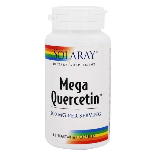 [BRSWIYQAO4FBKFTO] Solaray Mega Quercetin, Healthy Sinus & Immune Support & AMPK Activator, Rutin, Hesperidin & Bromelain, 60 VegCaps