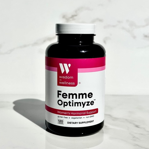 [BRSRA2YEBMGQGDTA] Wisdom in Wellness Femme Optimyze - 120 Women's Hormone Balance Capsules - Hormone Balance For Women - Hormone Balancing Supplement For Women - Female Hormones Support Supplement - Hormonal Regulation