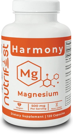 [BRSROGL4O4JWKADK] Magnesium Oxide Life Extension Formula High Absorption for MuscleRelaxation,Energy, Immunity, and Cardio Health|120 Capsules Non-GMO, Vegan