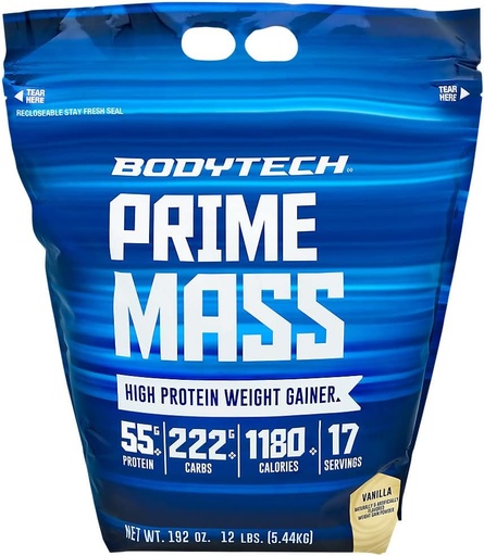 [BRSWEC3QOAAQ4CYZ] KARESTECH Prime Mass - Vanilla (12 lbs./17 Servings)